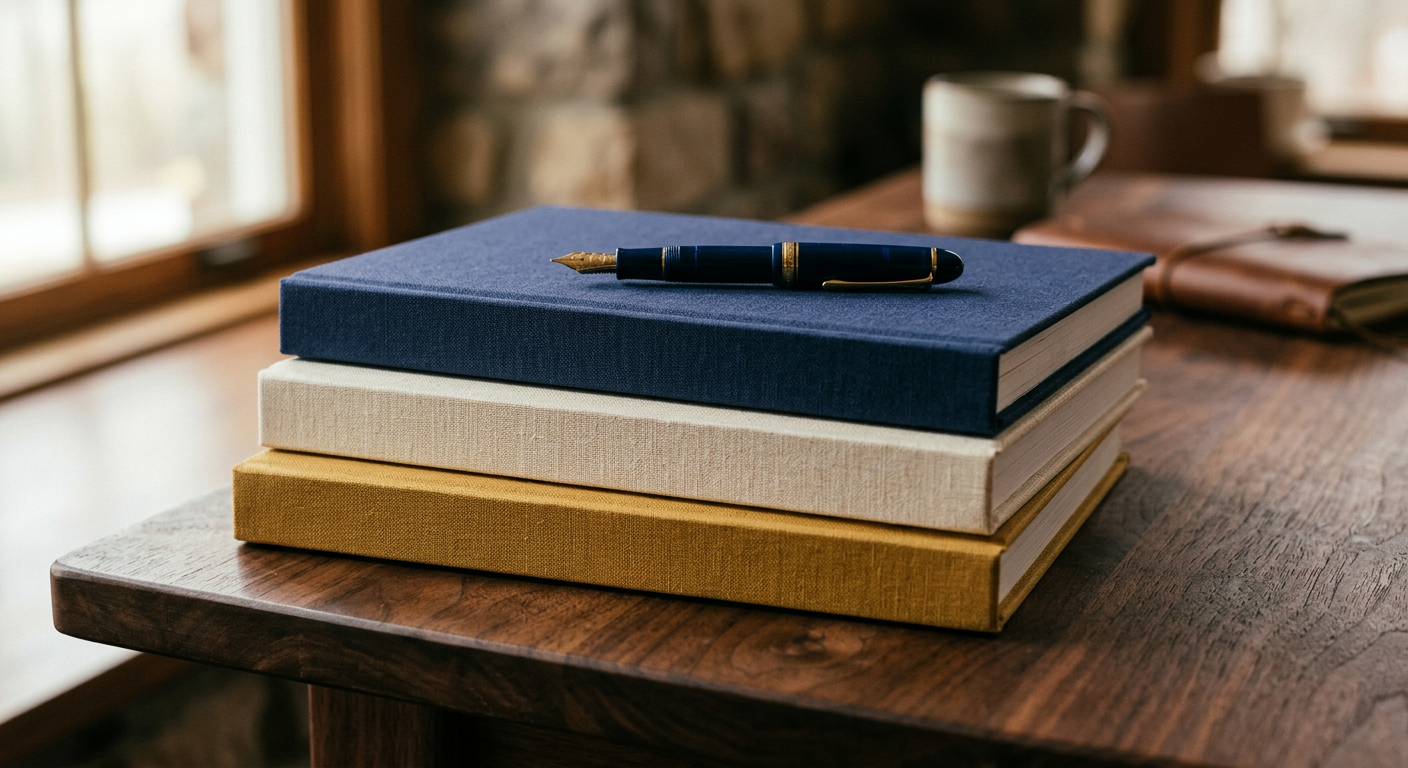A stack of closed, signed client binders